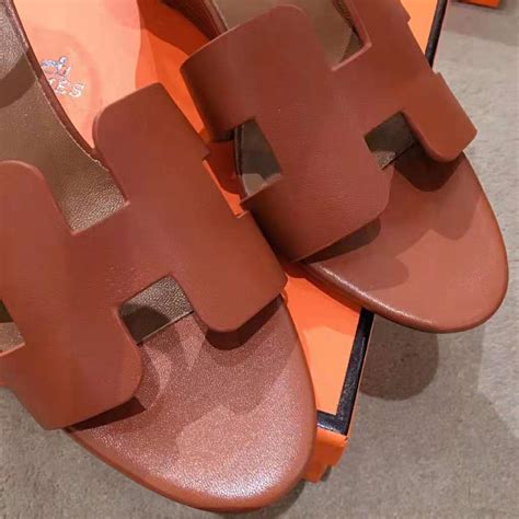 brown hermes sandals women|hermes sandals with ankle strap.